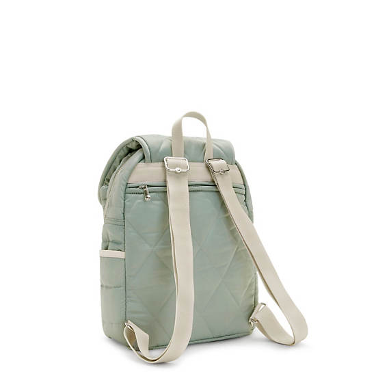 Kipling City Pack Small Mote Ryggsekk Olivengrønne | NO 1709TC